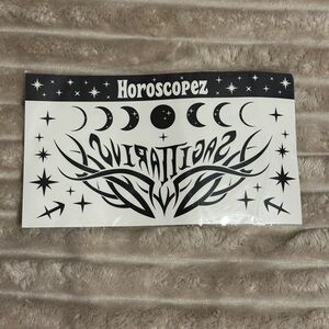 Dolls kill Sagittarius temporary tattoos - Black